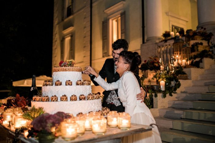 Matrimonio Villa di Bagno tort