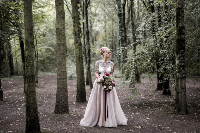 ritratti sposa tatuata