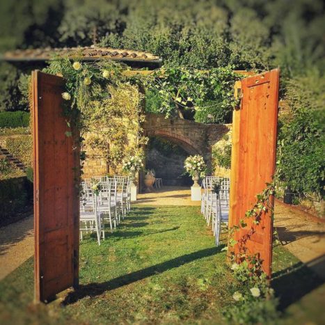 cerimonia in giardino