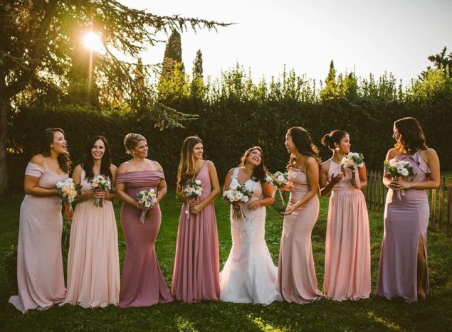 damigelle con sposa