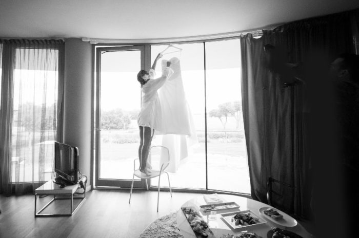 sposa con abito