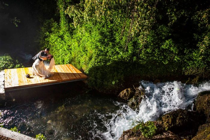 La cascata e il fiume