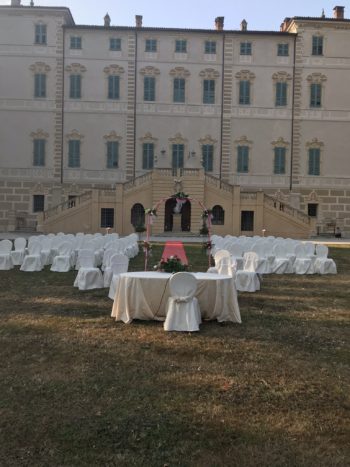 Celebrazione davanti Castello