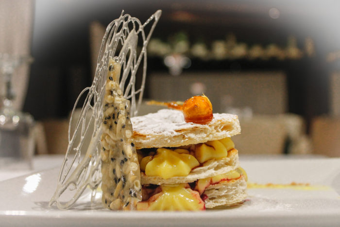 Millefoglie crema ed amarena
