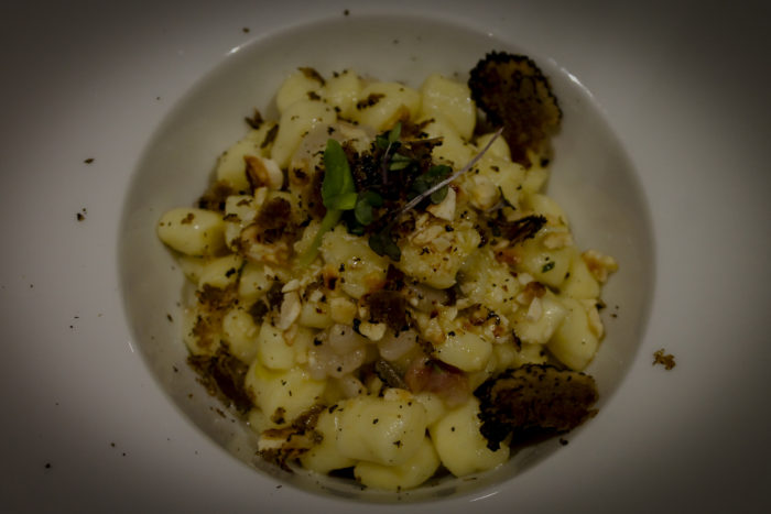 Gnocchetti lardo e tartufo