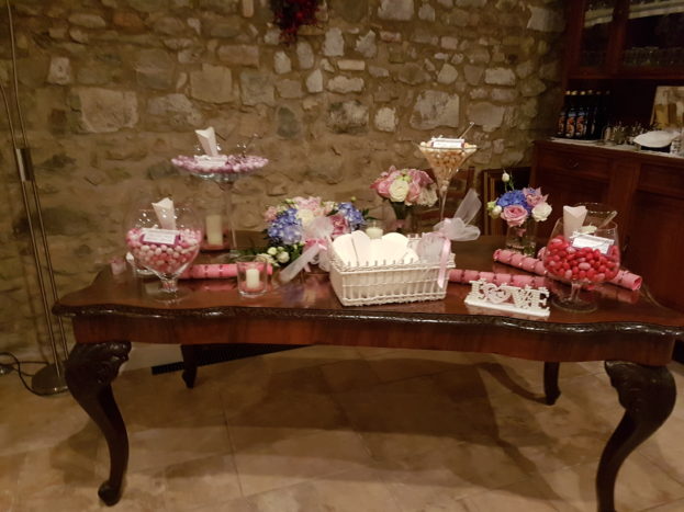 tavolo confetti