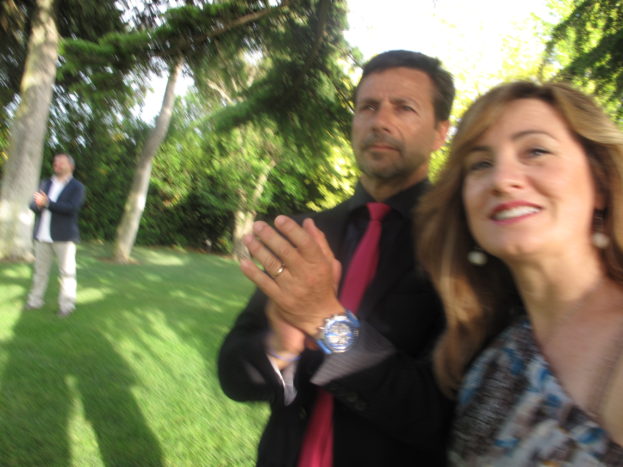 in giardino