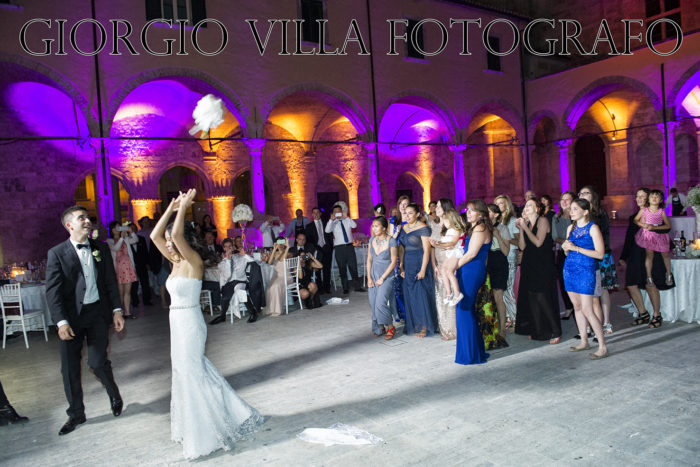 Lancio bouquet
