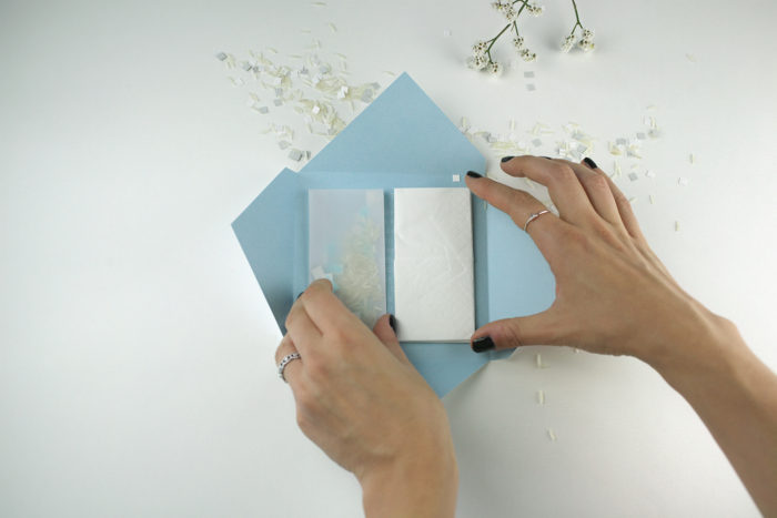 Cofanetto riso fazzoletto
