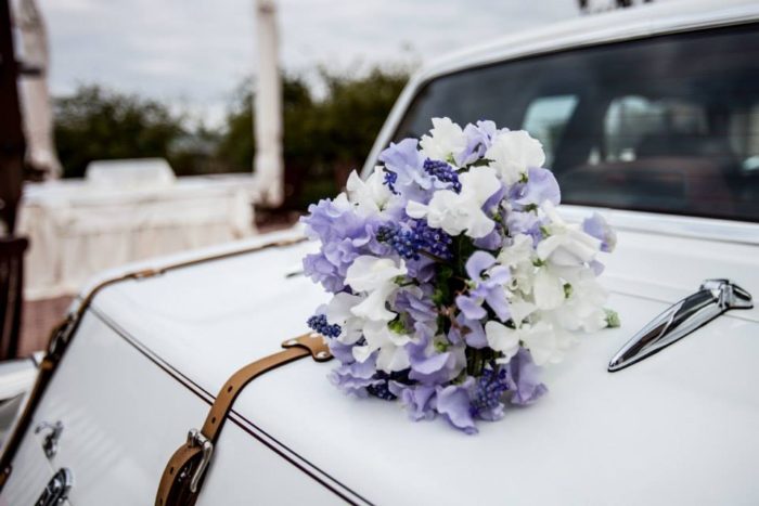 bouquet con lathyrus odoratus