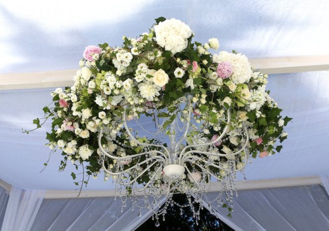 lampadario floreale