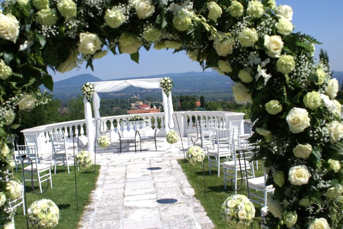 cerimonia in villa