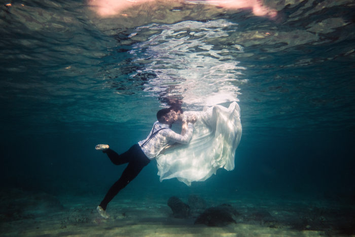 Underwater in Cala Burantì