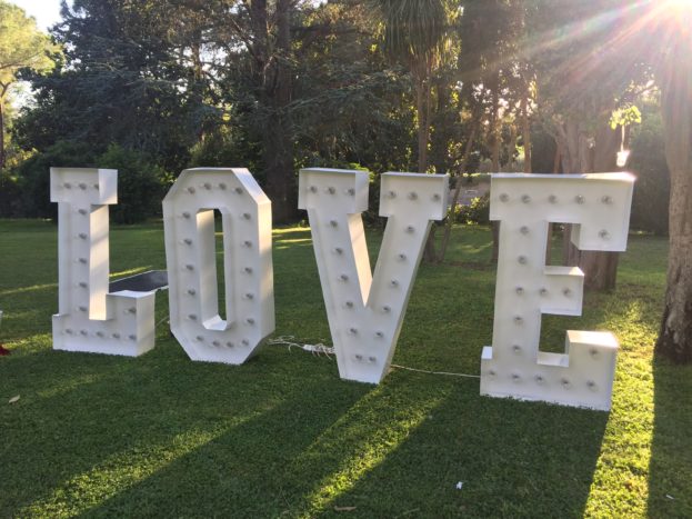 Noleggio Lettere luminose 