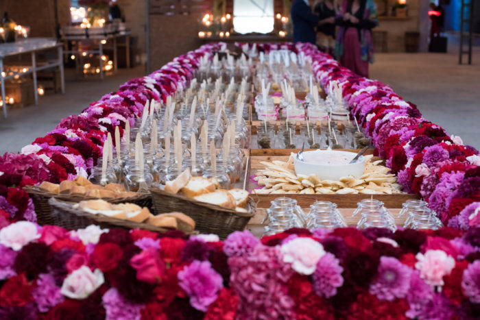 Decorazione tavolo buffet