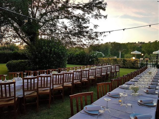 Allestimento in Giardino