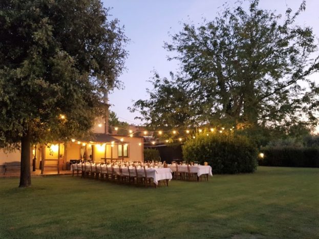 Allestimento in Giardino