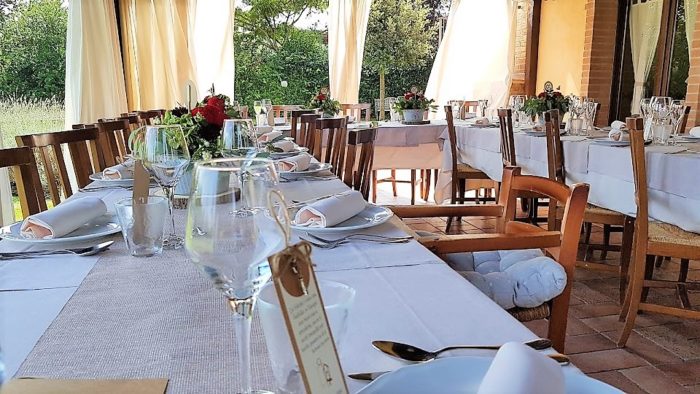 Allestimento in Veranda