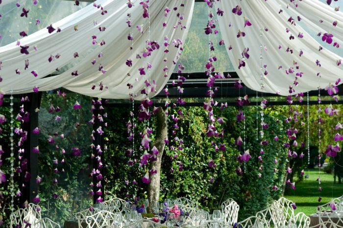 Cascata di fiori