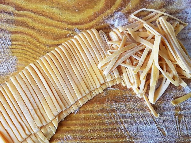 Tagliatelle fatte in casa