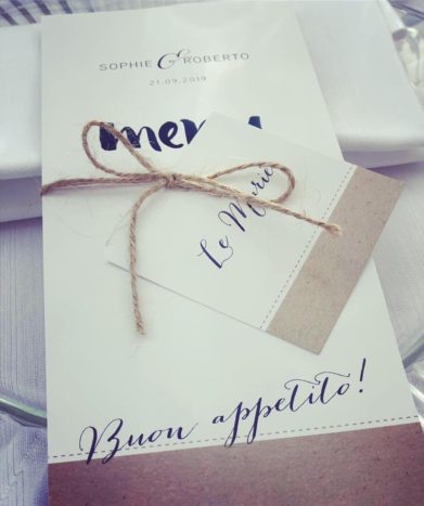 Menu sposi