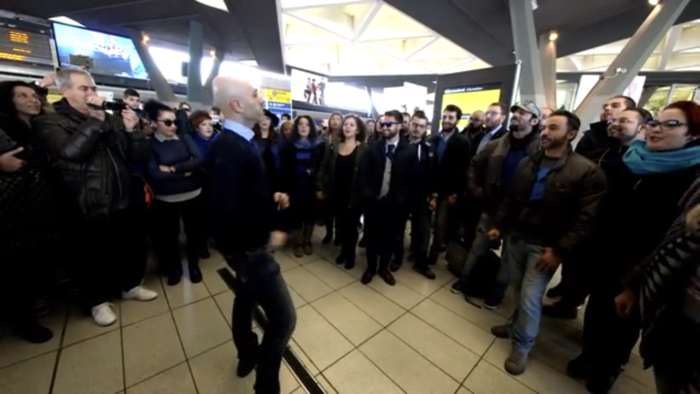 Flash Mob, Napoli Centrale