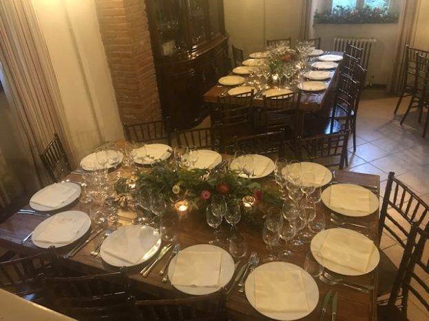 allestimento sala interna
