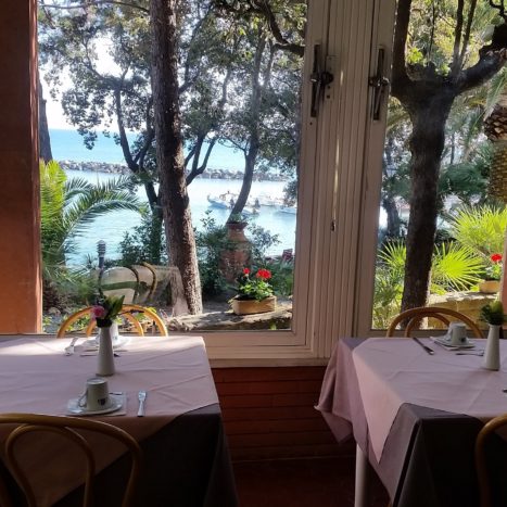 Una delle verande vista mare