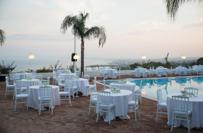 Cena in piscina
