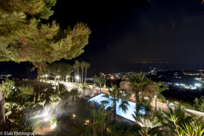 La piscina dall'alto