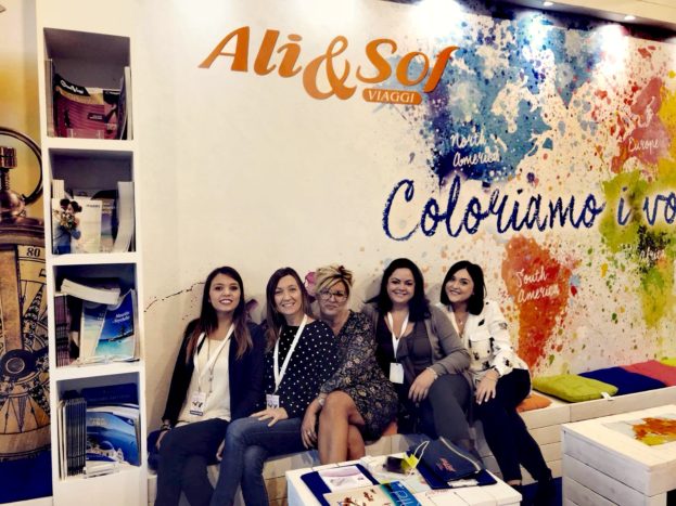 parte dello staff in fiera