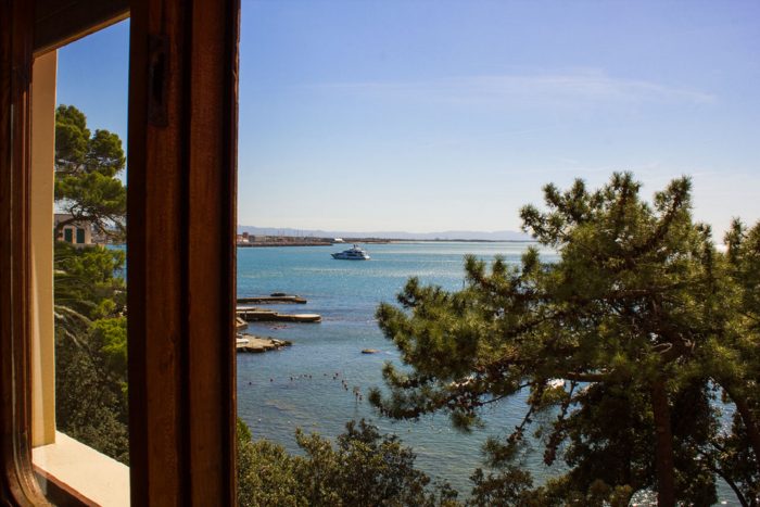 Vista mare dalla camera
