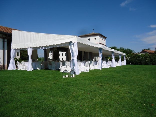 Veranda allestita