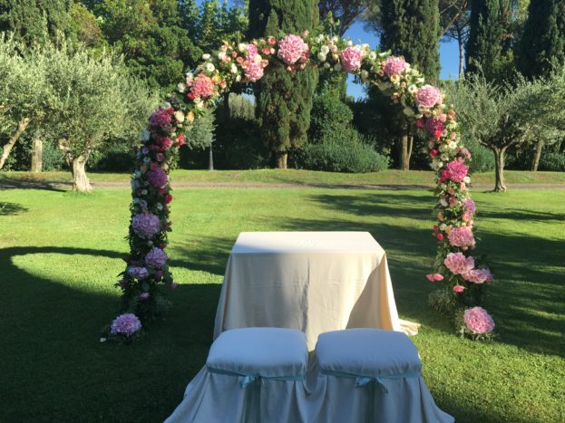 allestimento Arco cerimonia