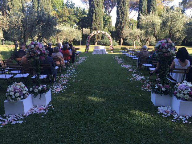 allestimento cerimonia