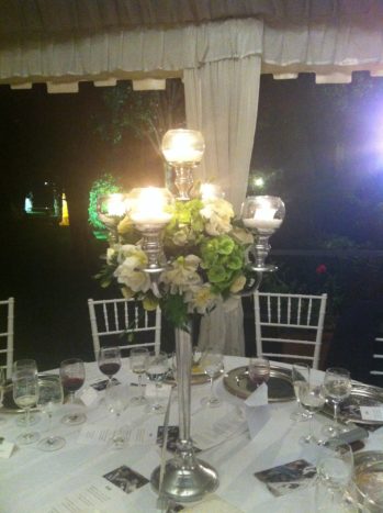 allestimento candelabro