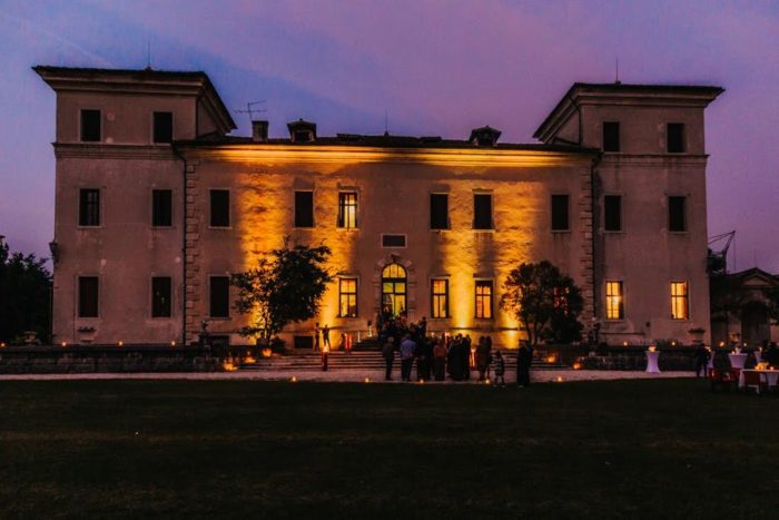 Villa Rezzonico di sera