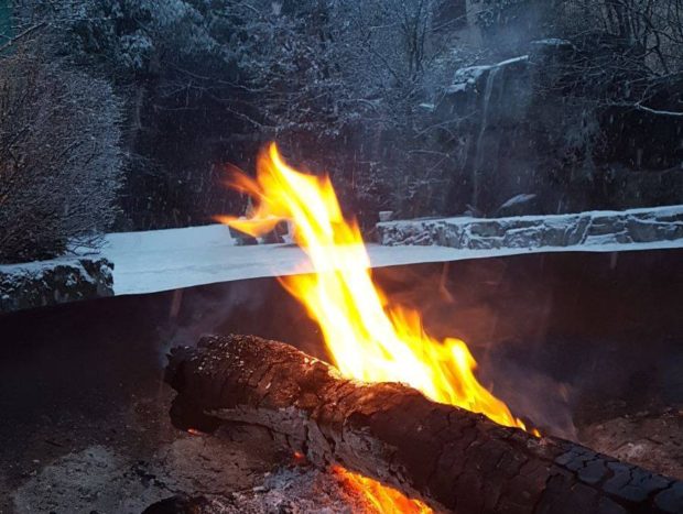 fuoco braciere esteno