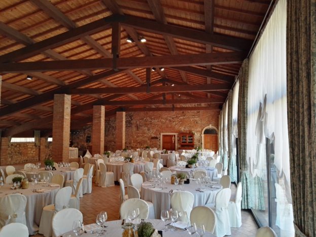 porticato allestito