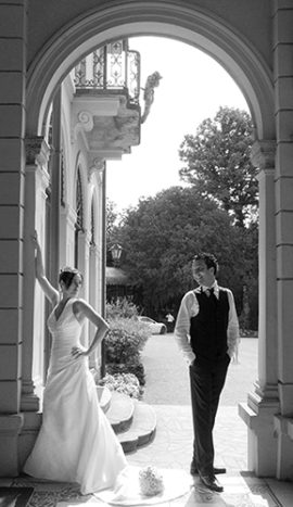 In villa