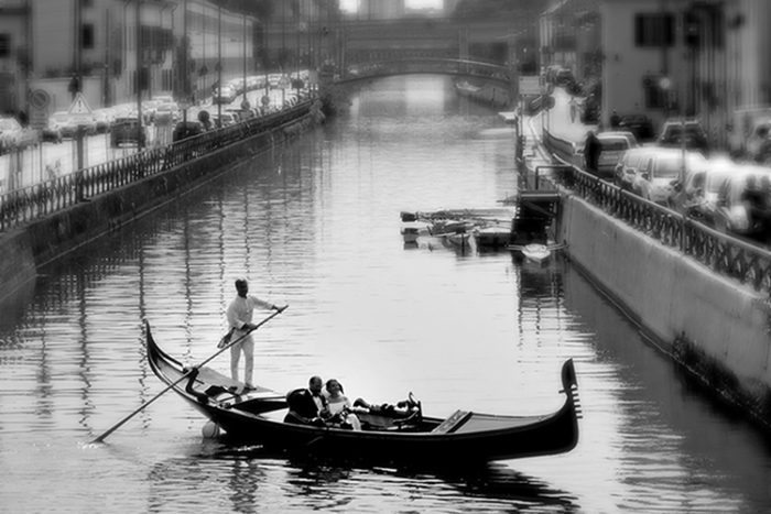 Gondola sul Naviglio