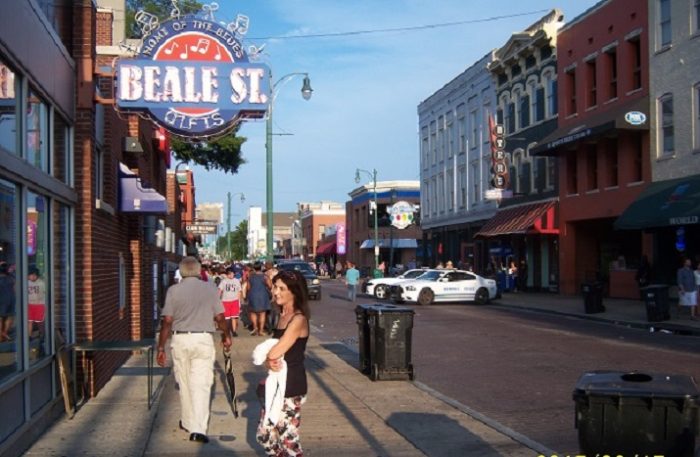 la famosa Beale str. a Memphis