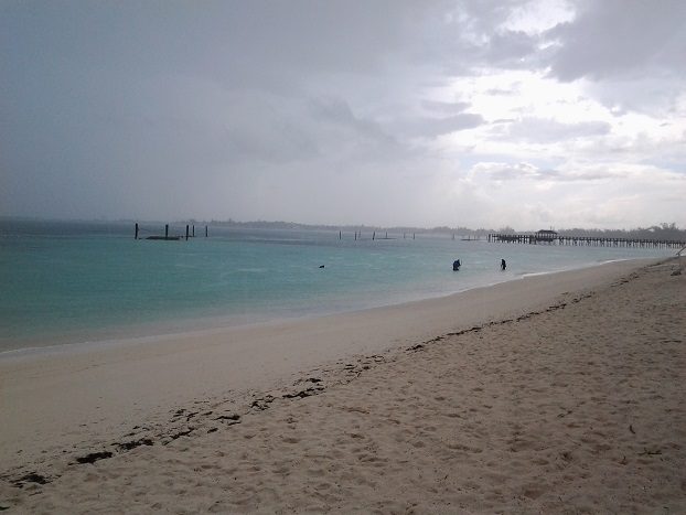 la spiaggia di Nassau