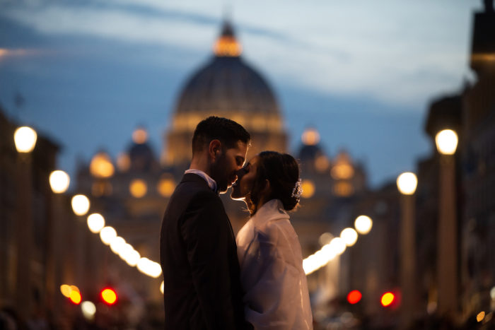 Bacio a San Pietro