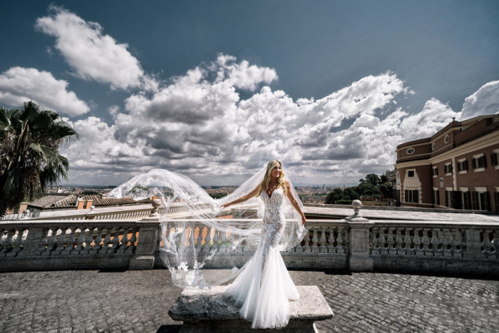 Bride and Clouds