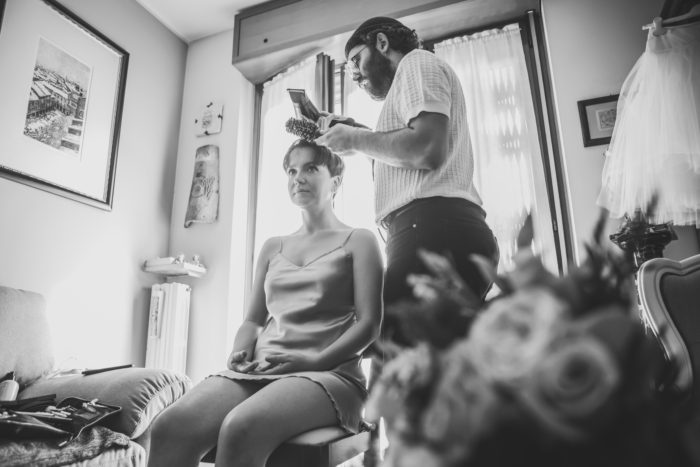 preparazione sposa