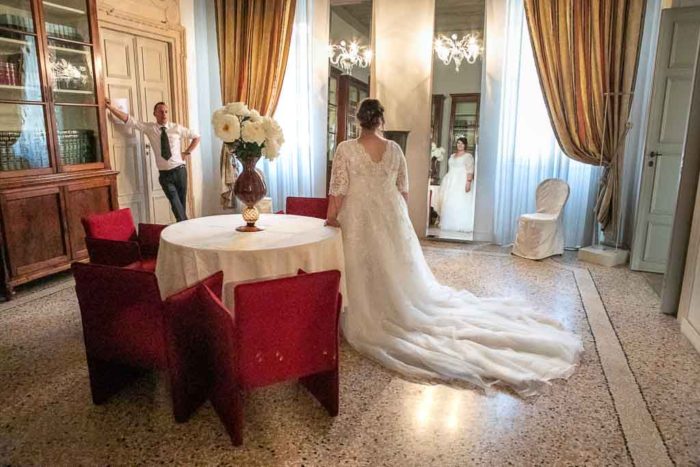 sposi Villa Vecelli Cavriani