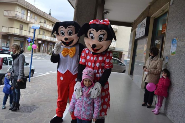 Mascotte Minnie e Topolino