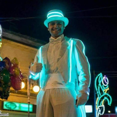 Trampoliere luminoso