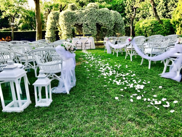 Cerimonia in giardino